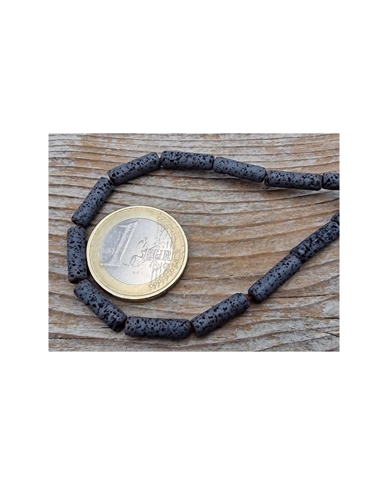 Blutsteinkette (Hämatit) Lavalook 4x13mm