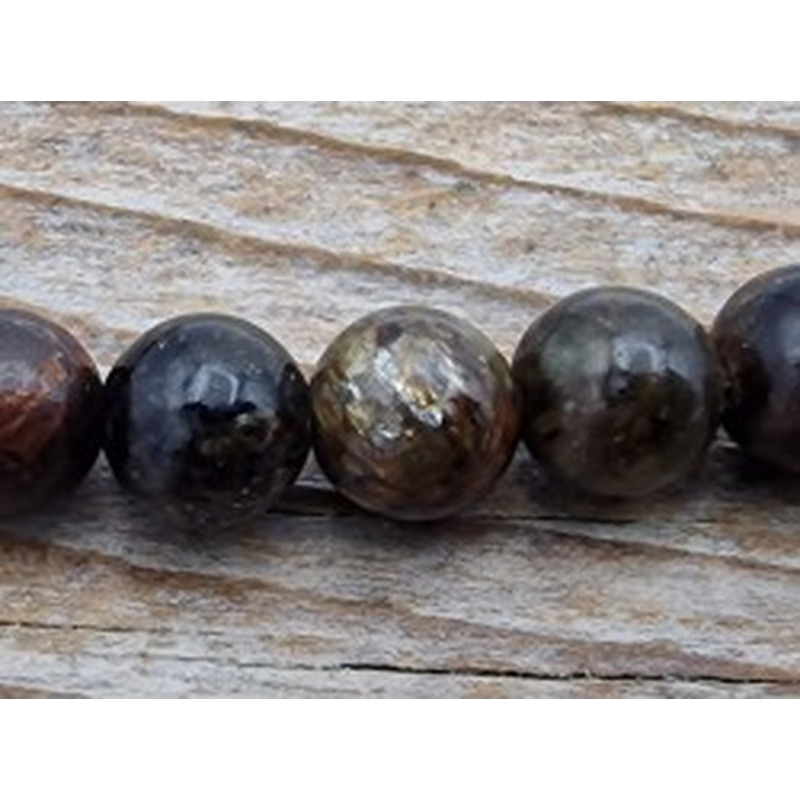 Golden Mica Kette 6mm