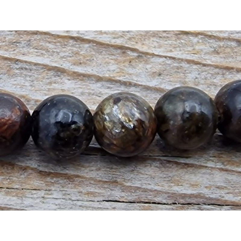 Golden Mica Kette 6mm