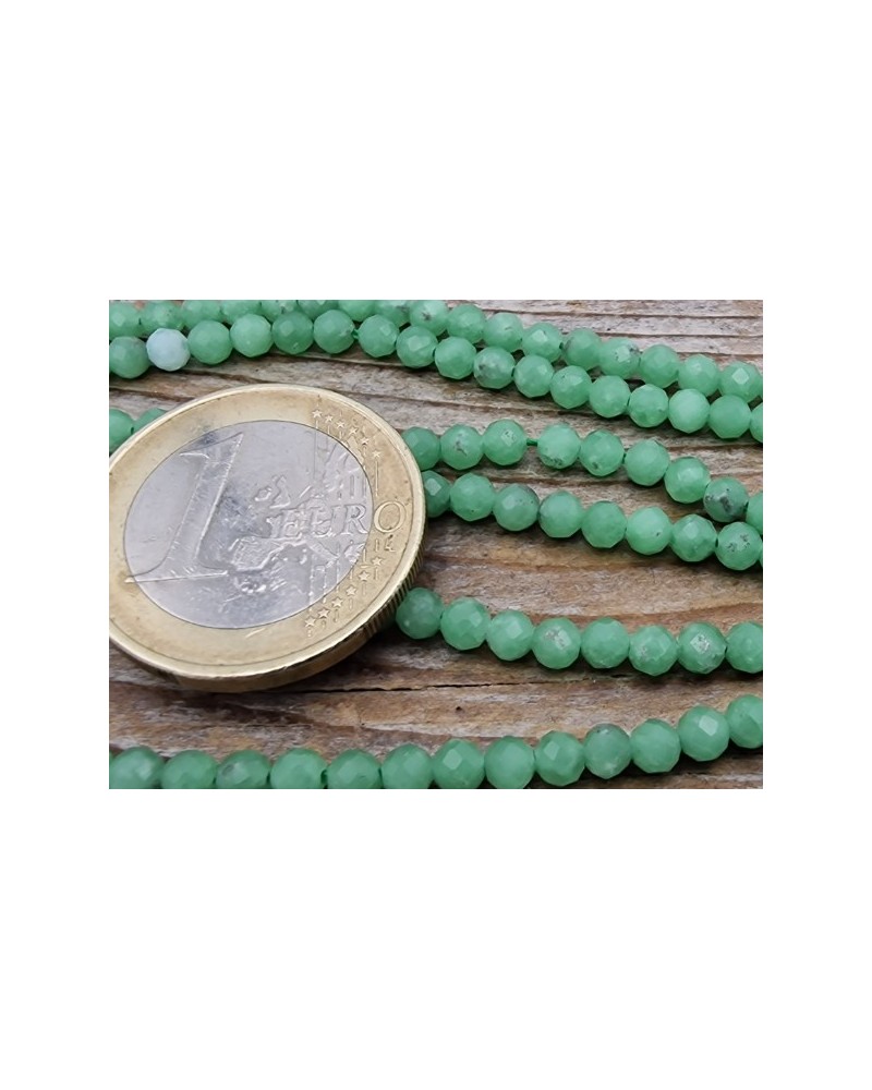 grüner Angelit facettiert 3mm