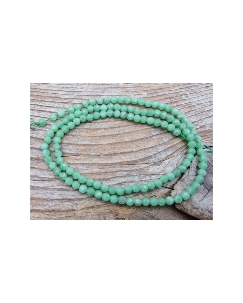 grüner Angelit facettiert 3mm
