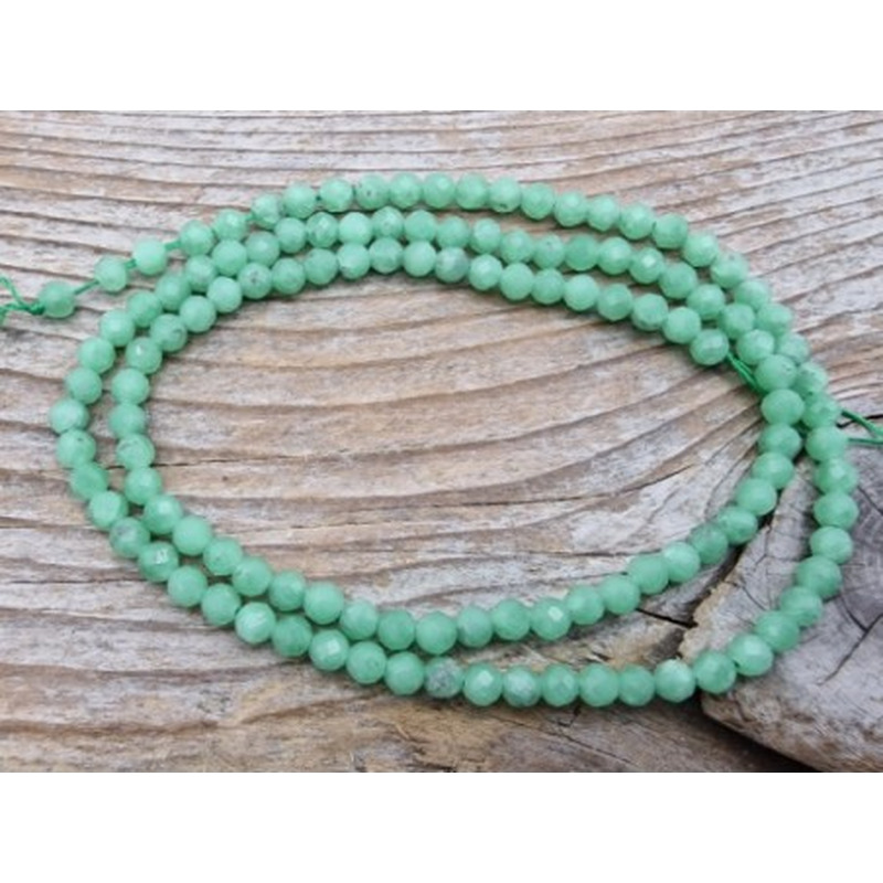 grüner Angelit facettiert 3mm