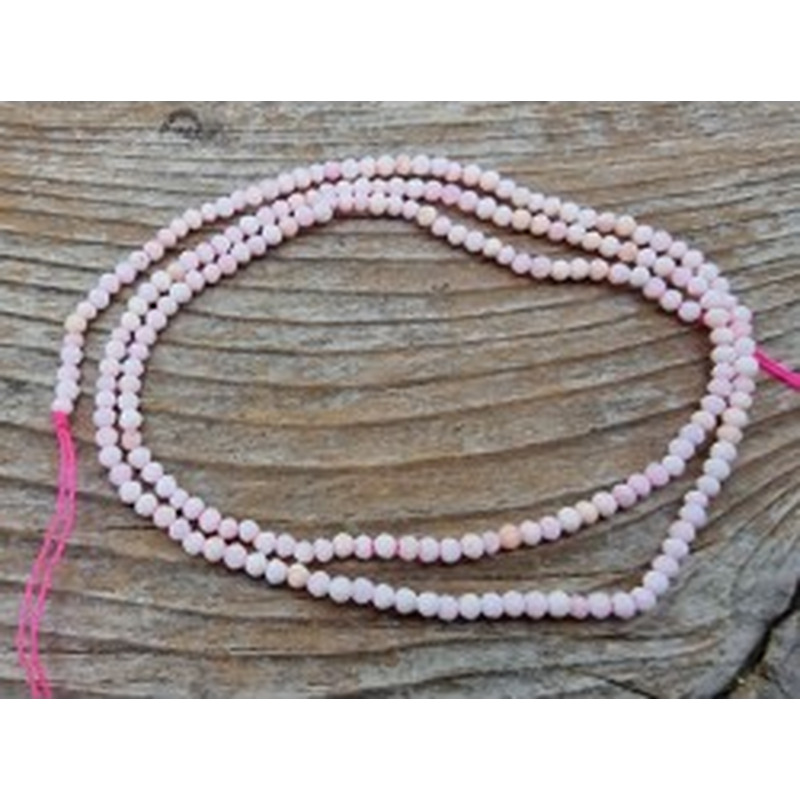 Muschelkette pink facettiert 2mm 2