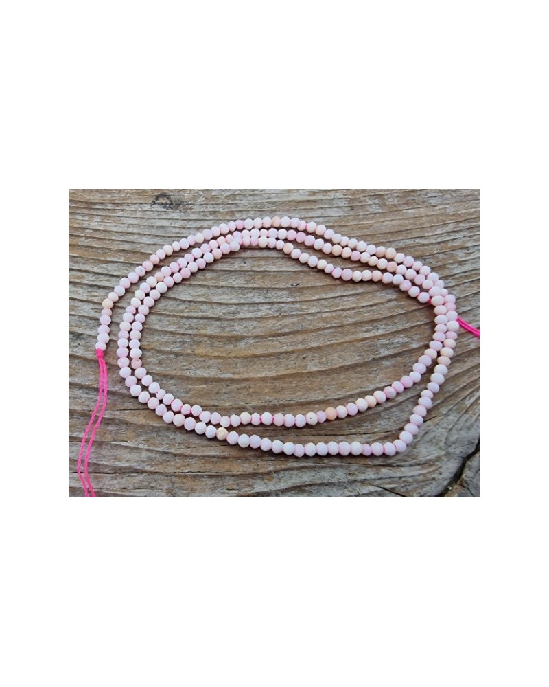Muschelkette pink facettiert 2mm