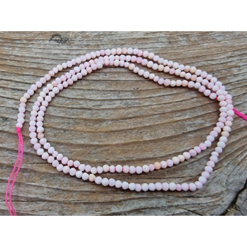 Muschelkette pink facettiert 2mm