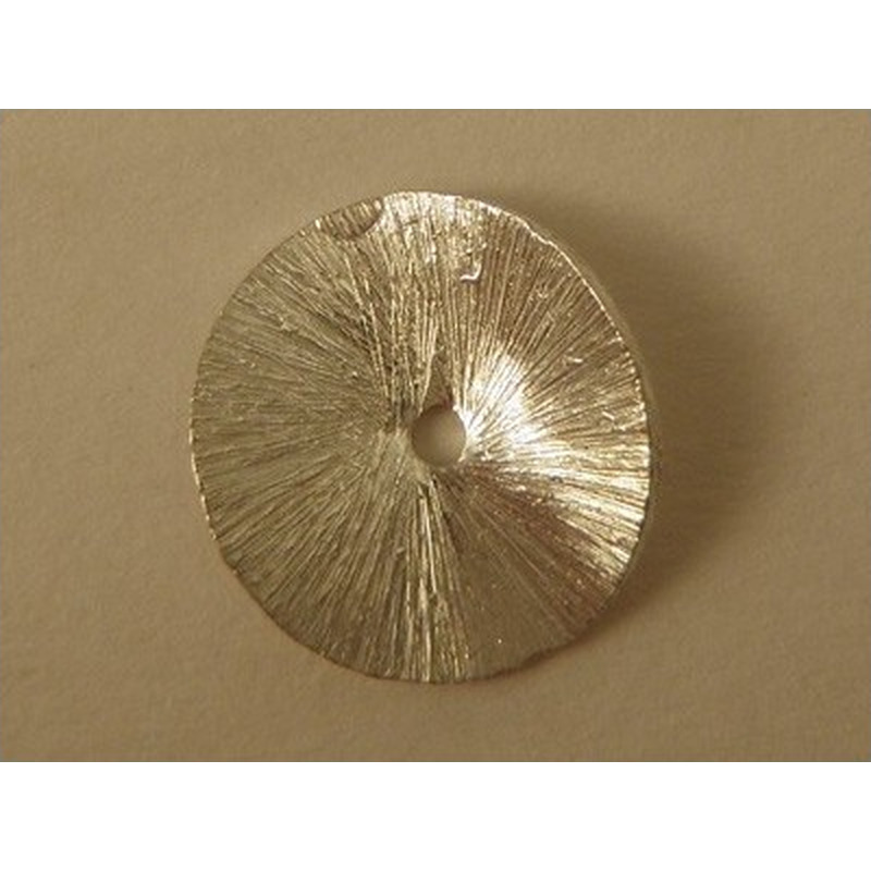 Zwischenteil, Scheibe Wave 12mm, Silber