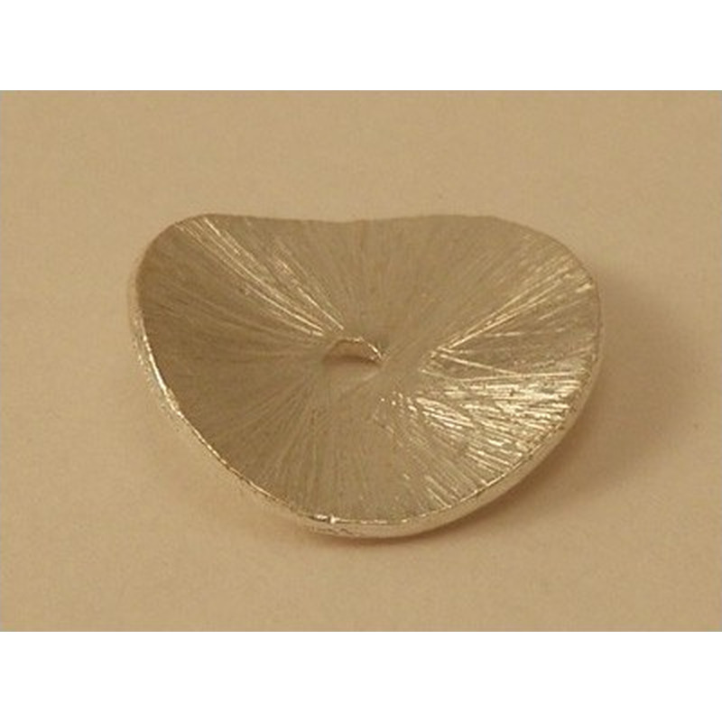 Zwischenteil, Scheibe Wave 12mm, Silber