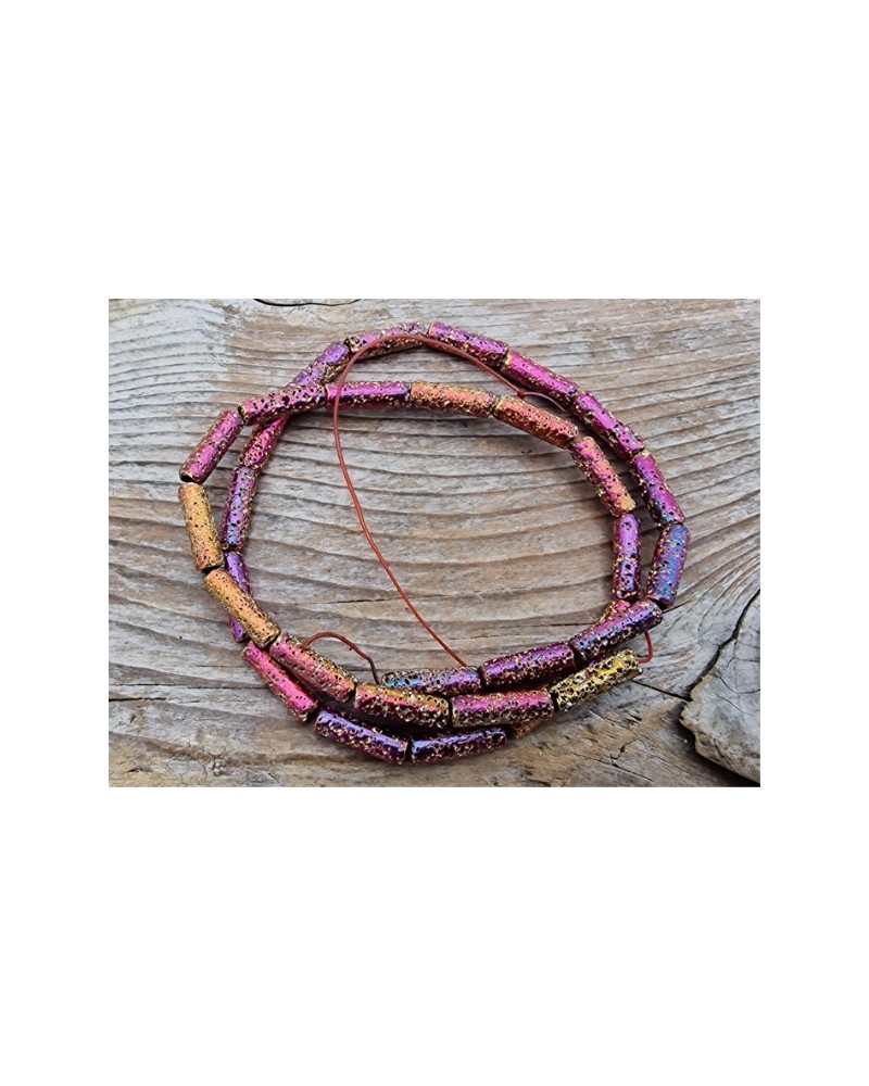 Blutsteinkette Multicolor (Hämatit) Lavalook 4x14mm