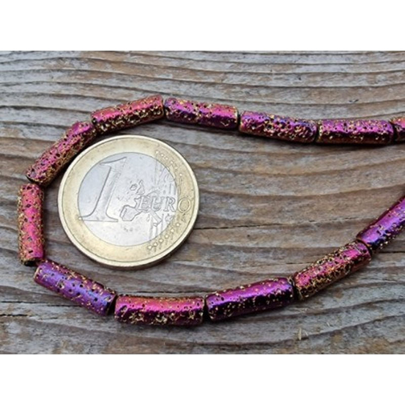 Blutsteinkette Multicolor (Hämatit) Lavalook 4x14mm