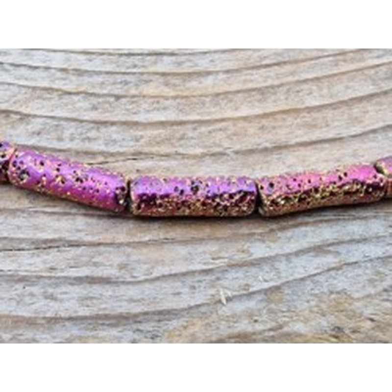 Blutsteinkette Multicolor (Hämatit) Lavalook 4x14mm