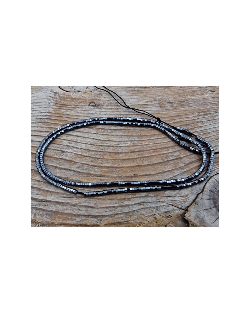 Blutsteinkette (Hämatit) 2x1mm