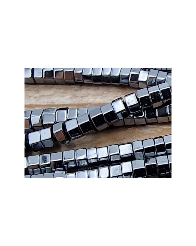 Blutsteinkette (Hämatit) 2x1mm