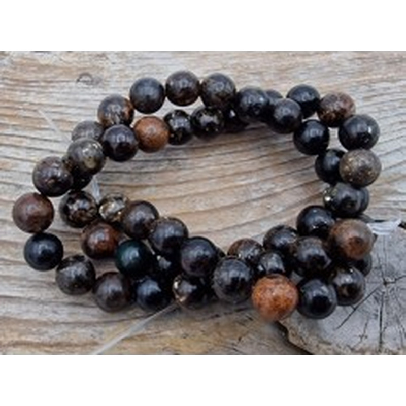 Golden Mica Kette 8mm 2