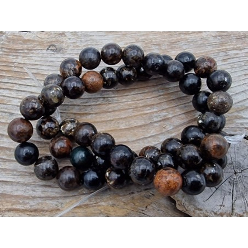 Golden Mica Kette 8mm