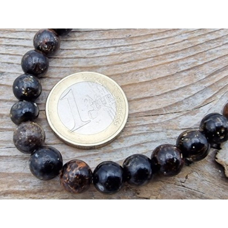Golden Mica Kette 8mm