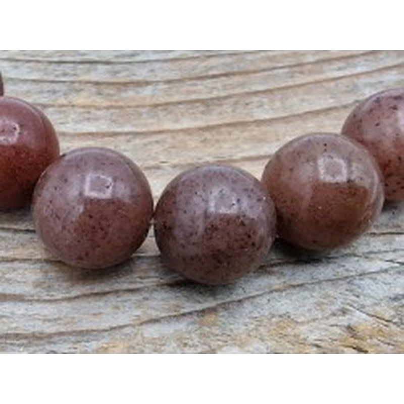 Purple Aventurin Kette 10mm