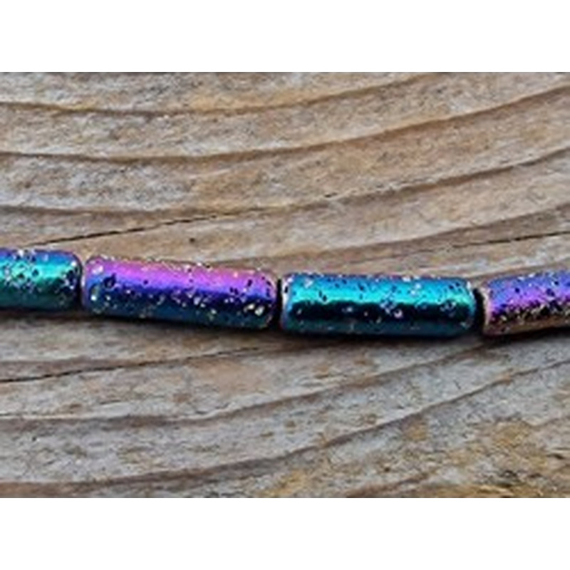 Blutsteinkette Multicolor (Hämatit) Lavalook 4x14mm