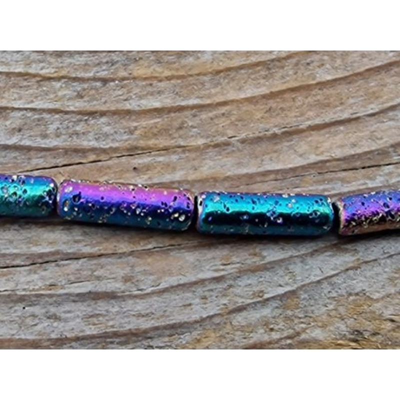 Blutsteinkette Multicolor (Hämatit) Lavalook 4x14mm
