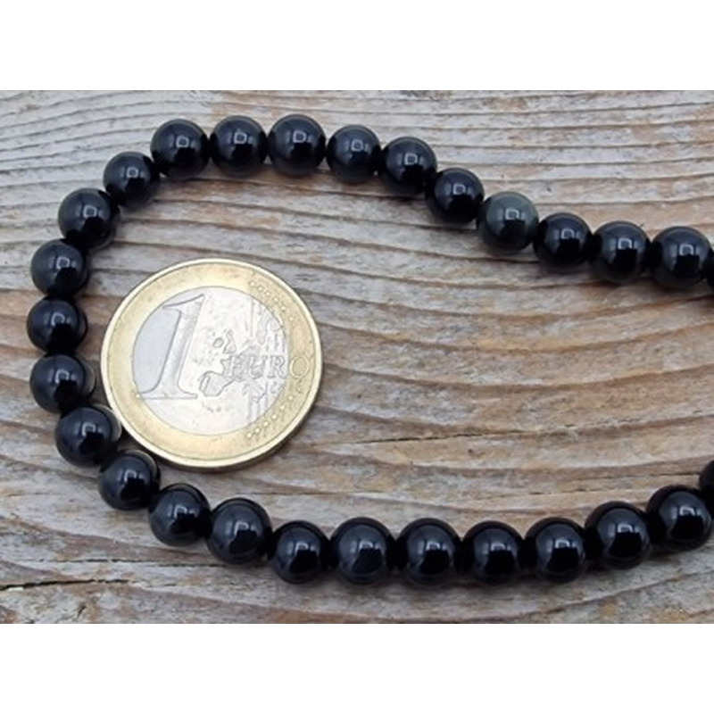 Regenbogenobsidiankette 6mm