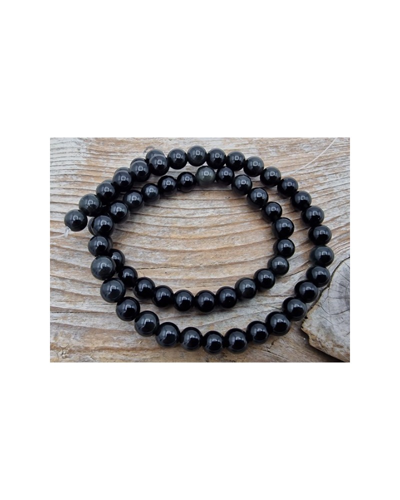 Regenbogenobsidiankette 6mm