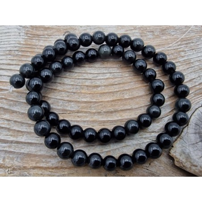 Regenbogenobsidiankette 6mm