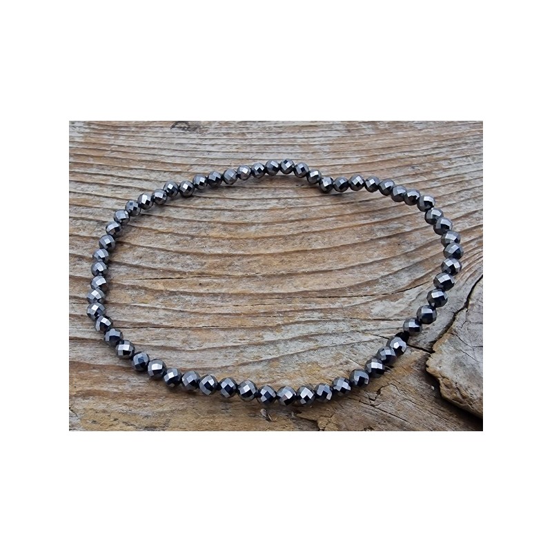 Silicium 3mm Armband facettiert