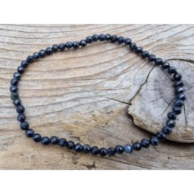 Safir (Saphir) 3mm Armband facettiert
