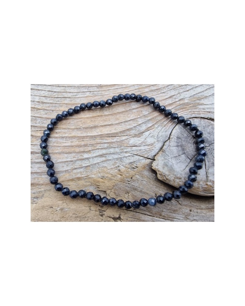 Safir (Saphir) 3mm Armband facettiert