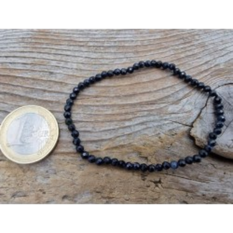 Safir (Saphir) 3mm Armband facettiert 2