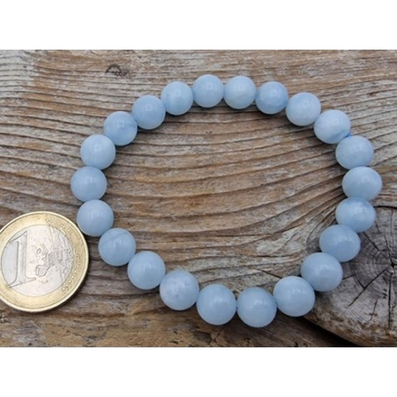 Aquamarin Armband 8mm