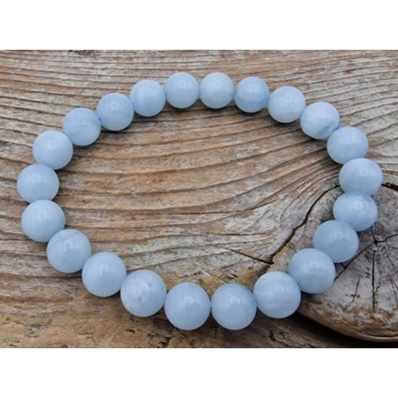 Aquamarin Armband 8mm