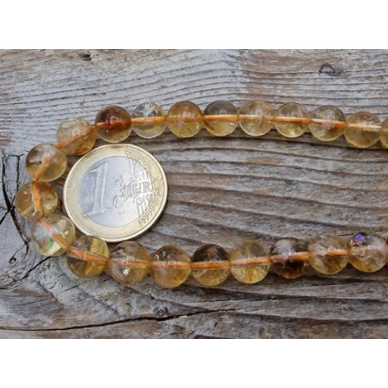 Zitrinkette (Citrin) 8mm