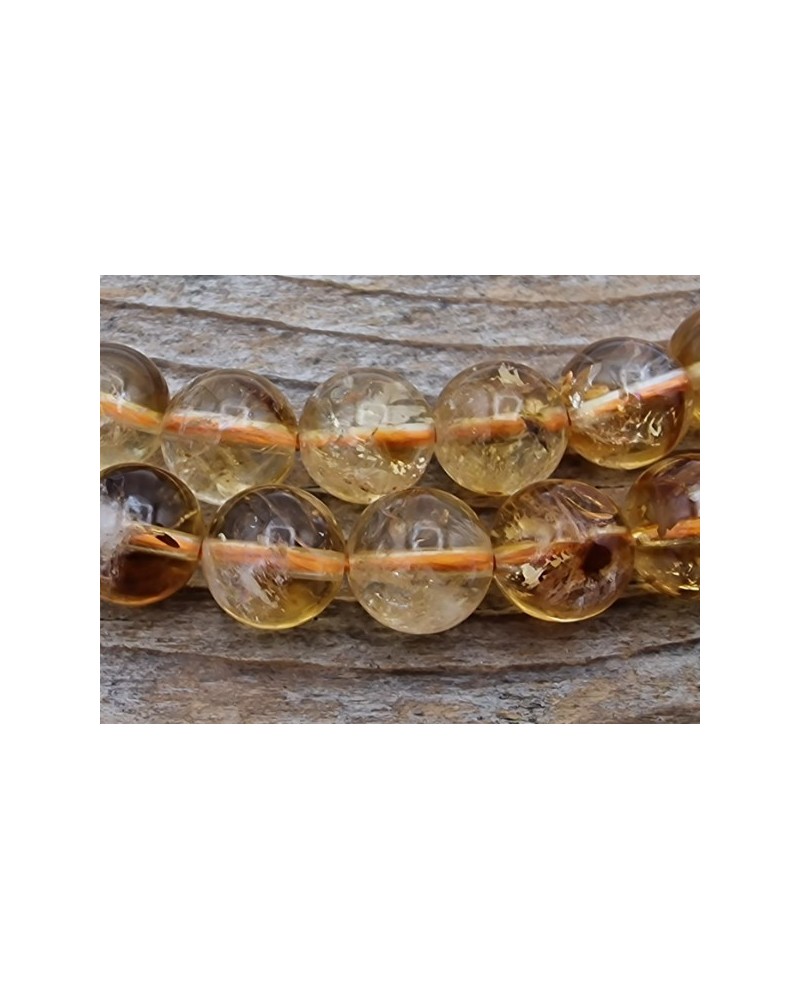 Zitrinkette (Citrin) 8mm