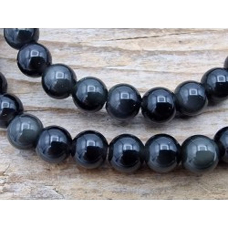 Regenbogenobsidiankette 4mm
