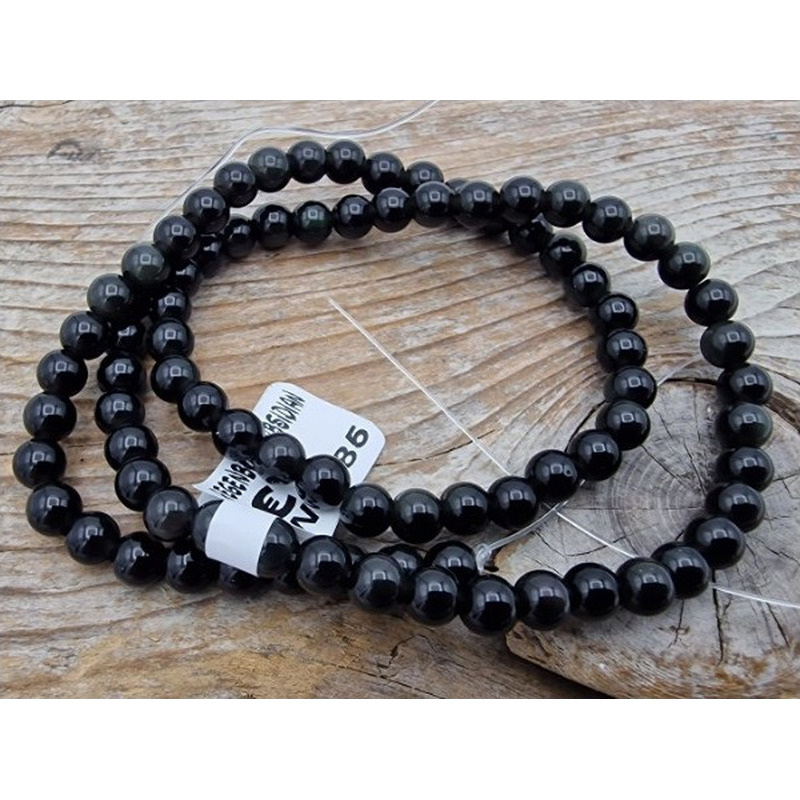 Regenbogenobsidiankette 4mm