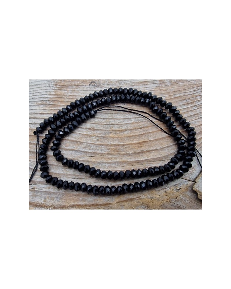 Onyxkette facettiert 4x2mm