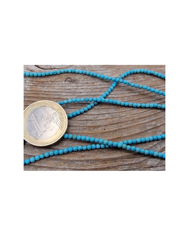Türkisimitatkette (Magnesit) 2mm