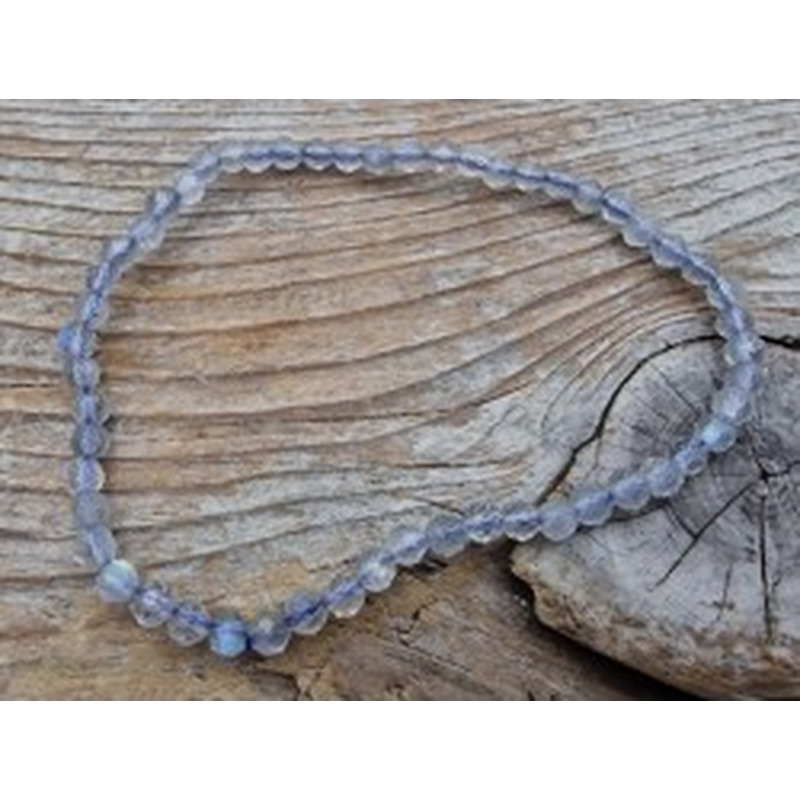 Labradorit 3mm Armband facettiert