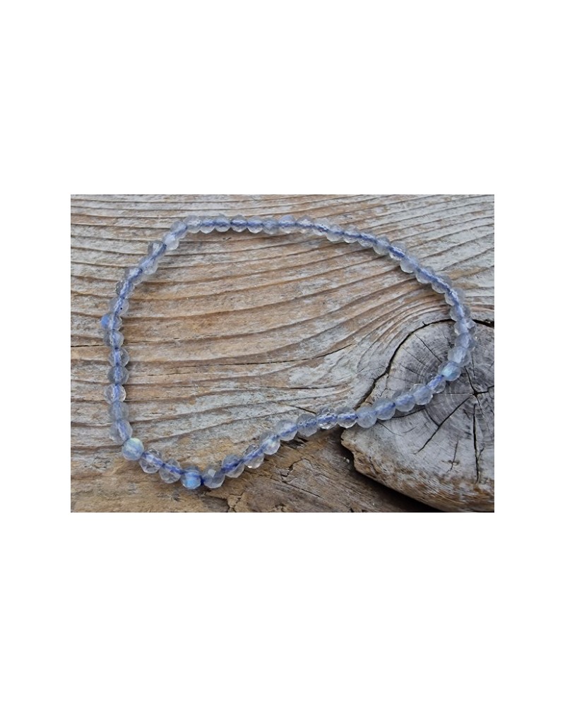 Labradorit 3mm Armband facettiert