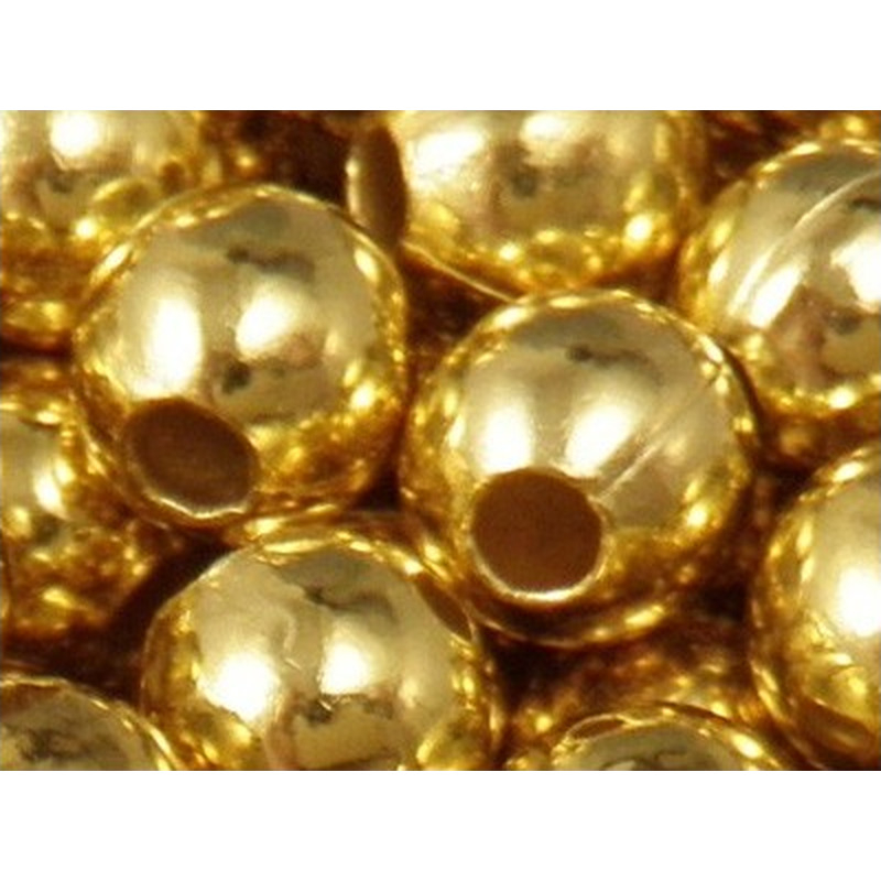 Kugel 3mm (100 Stk), Messing vergoldet
