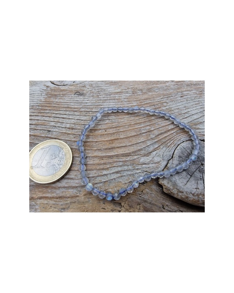 Labradorit 3mm Armband facettiert