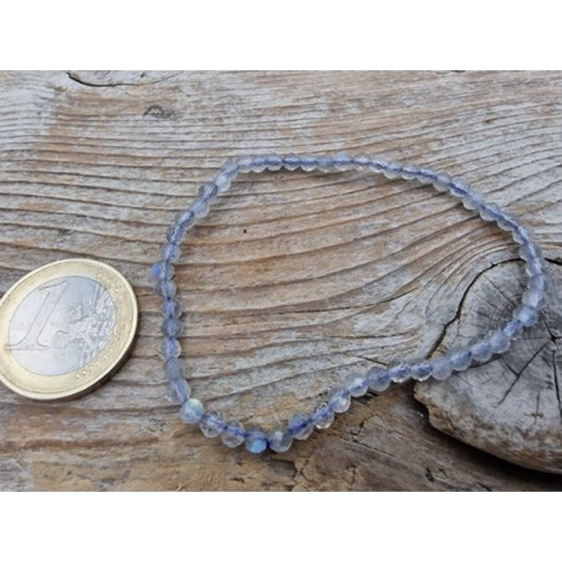 Labradorit 3mm Armband facettiert