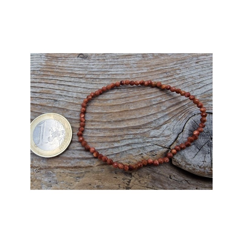Goldfluss 3mm Armband facettiert