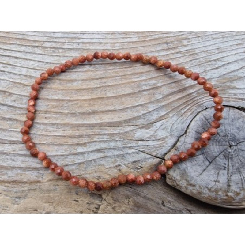 Goldfluss 3mm Armband facettiert