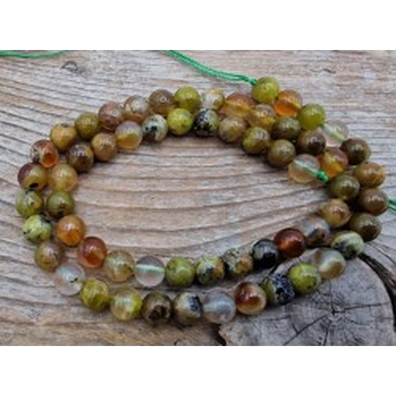 Grüner Opal Kette 6mm 2
