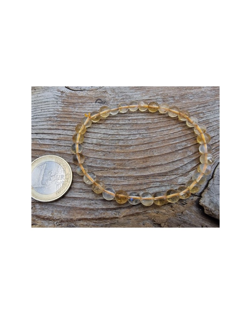 Zitrin (Citrin) 6mm Armband