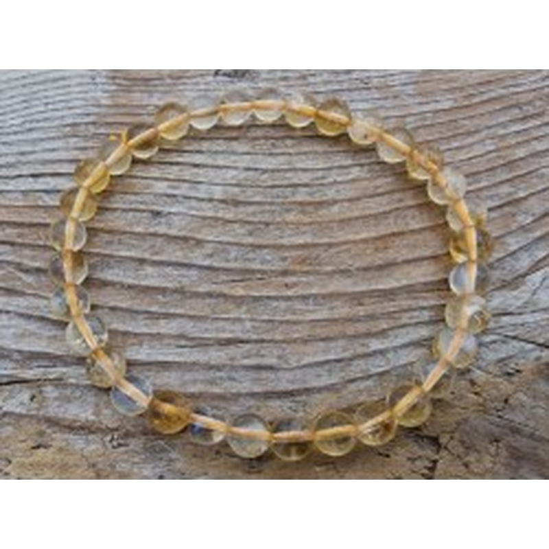 Zitrin (Citrin) 6mm Armband