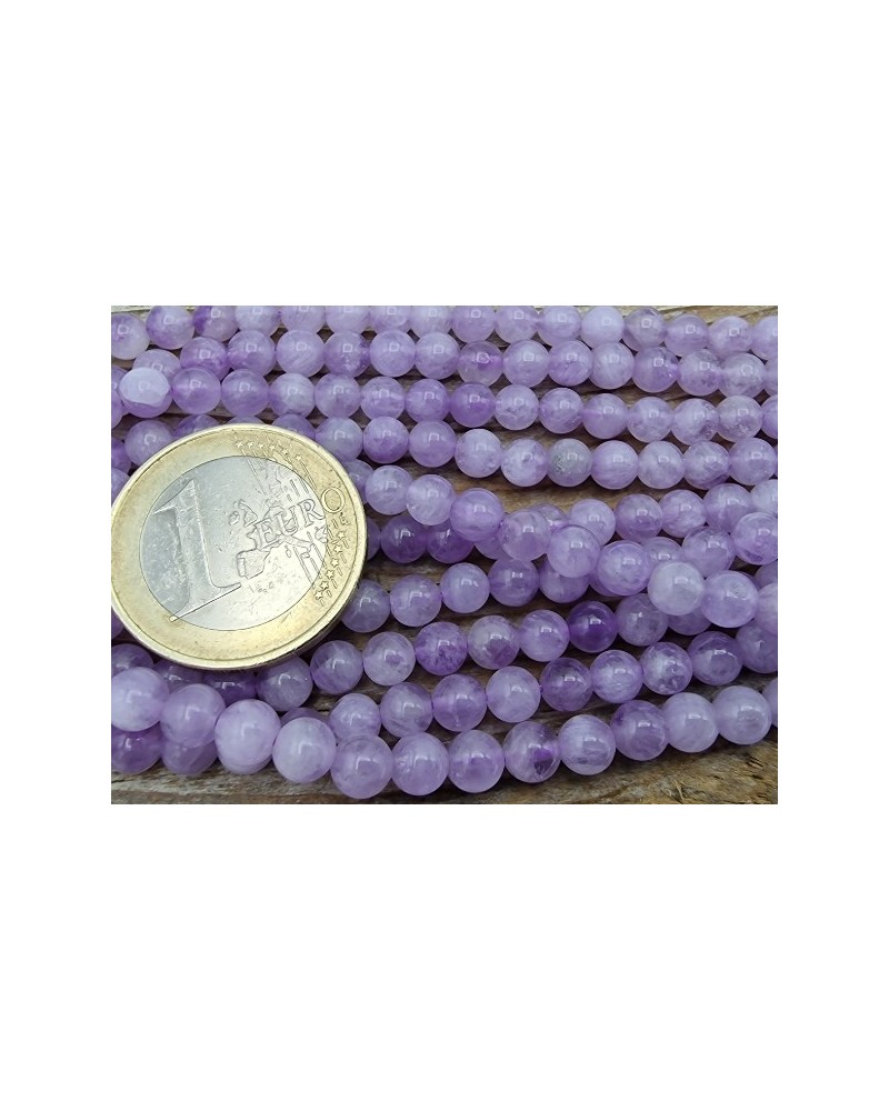 Lavendelamethystkette (Lavendelquarz) 4mm
