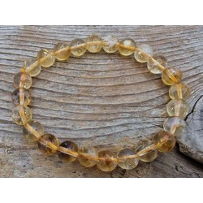 Zitrin (Citrin) 8mm Armband