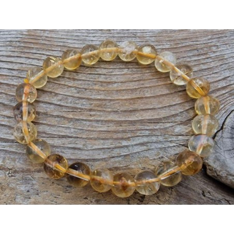 Zitrin (Citrin) 8mm Armband